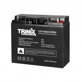 Акумуляторна батарея 12V18Ah/20Hr TRINIX свинцево-кислотна