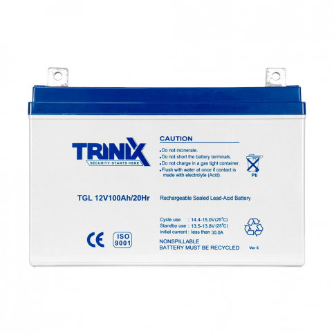 Акумуляторна батарея гелева 12В 100Аг TRINIX TGL12V100Ah/20Hr GEL