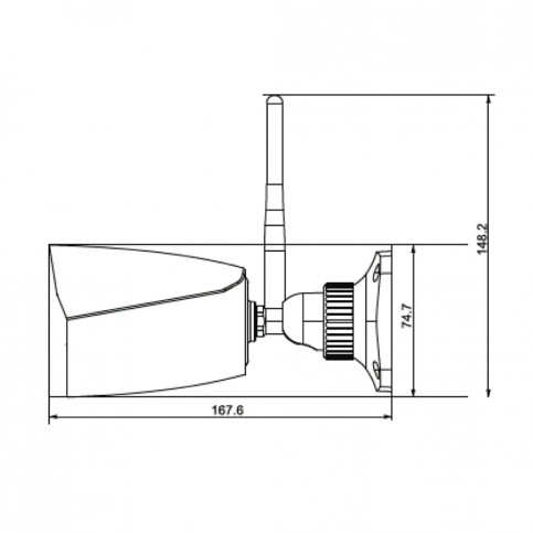 IP-відеокамера 4Mp TVT TD-9441S3 (D/PE/WF/AR2) White f=2.8mm Wi-Fi