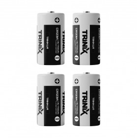 Комплект Батарея CR123A Trinix 3V LiMnO2 1700mAh (4 шт.) для датчиків Ajax, Tiras Orion Nova X, TriniX