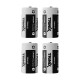 Комплект Батарея CR123A Trinix 3V LiMnO2 1700mAh (4 шт.) для датчиків Ajax, Tiras Orion Nova X, TriniX
