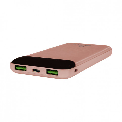 Повербанк 10000mAh Power Bank Kraft KPB-2010FC Pink 22.5W QC3.0