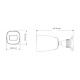 Відеокамера TD-9421S3B (D/PE/AR2) BLACK TVT 2Mp f=2.8 мм