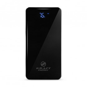 Повербанк 50000mAh Power Bank Kraft KPB-1650L Black 2 світлодіоди