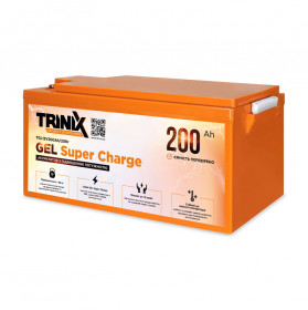 Акумуляторна батарея гелева 12В 200Аг TRINIX TGL12V200Ah/20Hr GEL Super Charge