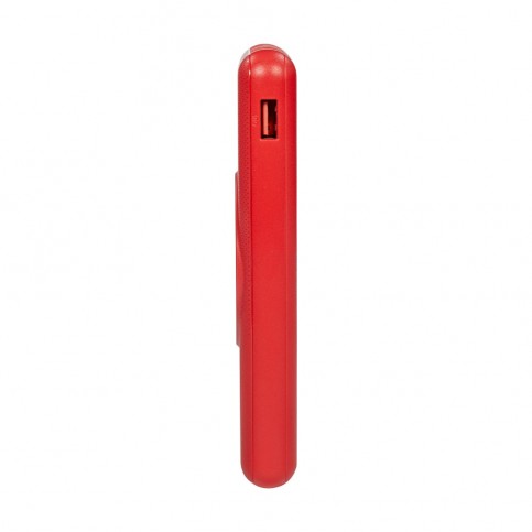 Повербанк 10000mAh Power Bank Kraft KPB-1110W Red бездротова зарядка