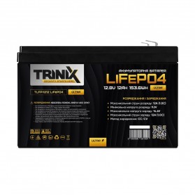 Акумуляторна батарея літій-залізо-фосфатна 12.8В 12Аг Trinix TLFP-1212 Ultra LiFePO4