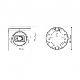 IP-відеокамера 5Mp TVT TD-9555E3B-A (D/AZ/PE/AR3) f=2.8-12mm з мікрофоном