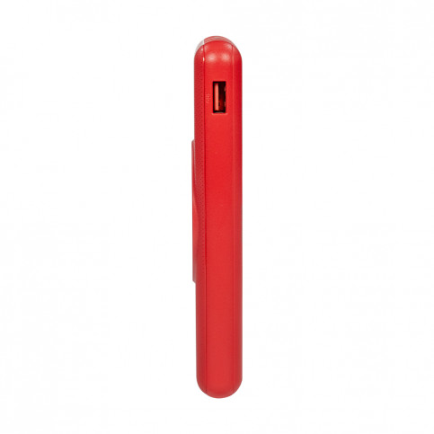 Повербанк 10000mAh Power Bank Kraft KPB-1110W Red бездротова зарядка