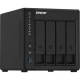 Система хранения данных QNAP TS-451D2-2G с 4 отсеками для дисков, 2GB RAM, настольное исполнение