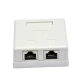 Розетка зовнішня EPNew 2хSTP, кат. 6, RJ45