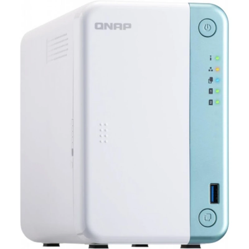 Система хранения данных QNAP TS-251D-2G с 2 отсеками для дисков, 2GB RAM, настольное исполнение
