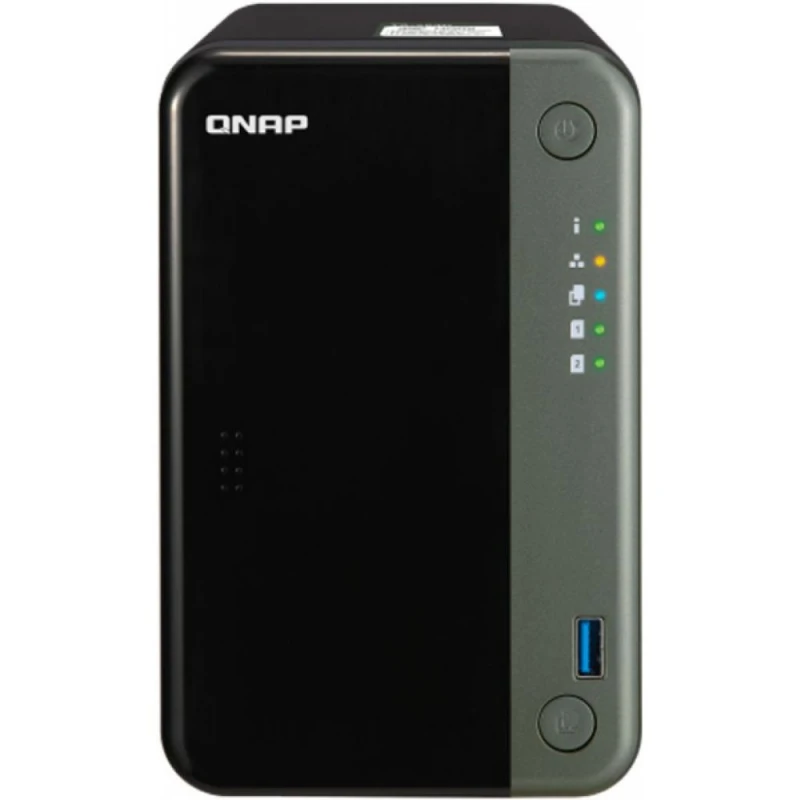 Система хранения данных QNAP TS-253D-4G с 2 отсеками для дисков, 4GB RAM, настольное исполнение