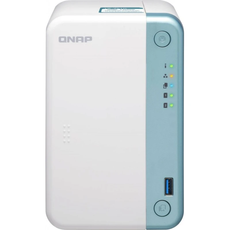 Система хранения данных QNAP TS-251D-4G с 2 отсеками для дисков, 4GB RAM, настольное исполнение
