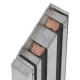Електромагнітний замок Yli Electronic YM-280N(LED)-DS зі світловою індикацією, датчиком стану замка і дверей для системи контролю доступу