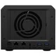 Система хранения данных SYNOLOGY DS620SLIM с 6 отсеками для дисков, 2GB RAM, настольное исполнение