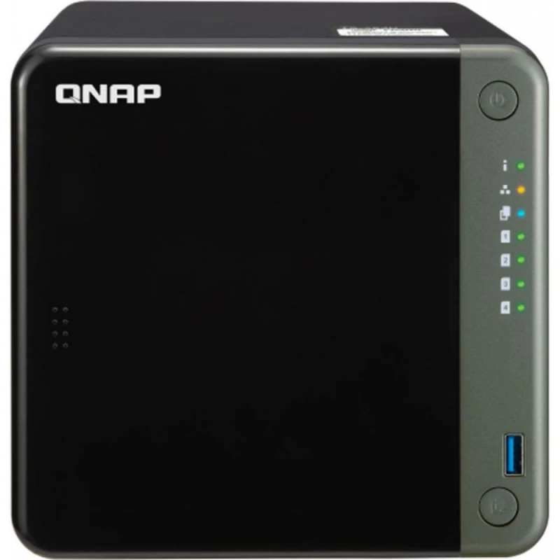 Система хранения данных QNAP TS-453D-4G с 4 отсеками для дисков, 4GB RAM, настольное исполнение