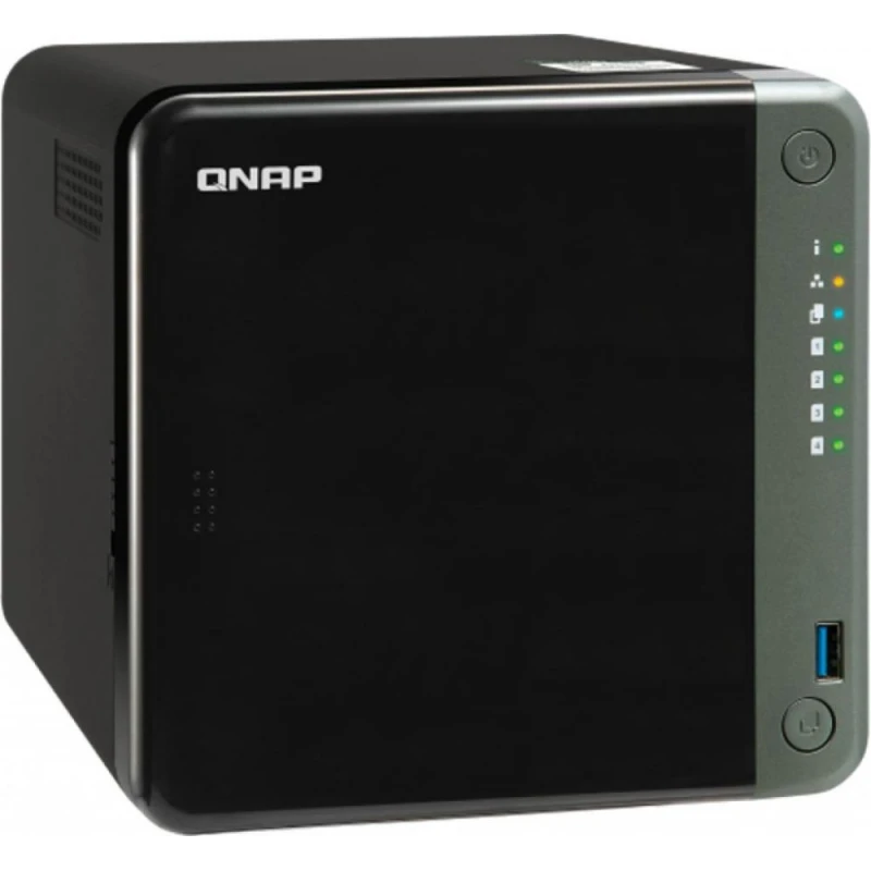 Система хранения данных QNAP TS-453D-4G с 4 отсеками для дисков, 4GB RAM, настольное исполнение