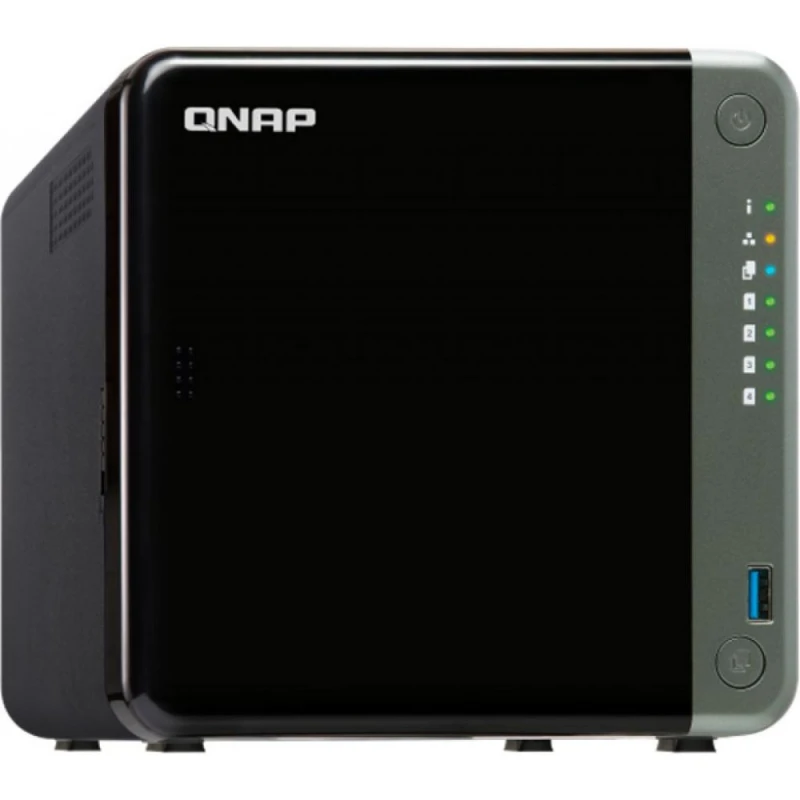Система хранения данных QNAP TS-453D-4G с 4 отсеками для дисков, 4GB RAM, настольное исполнение