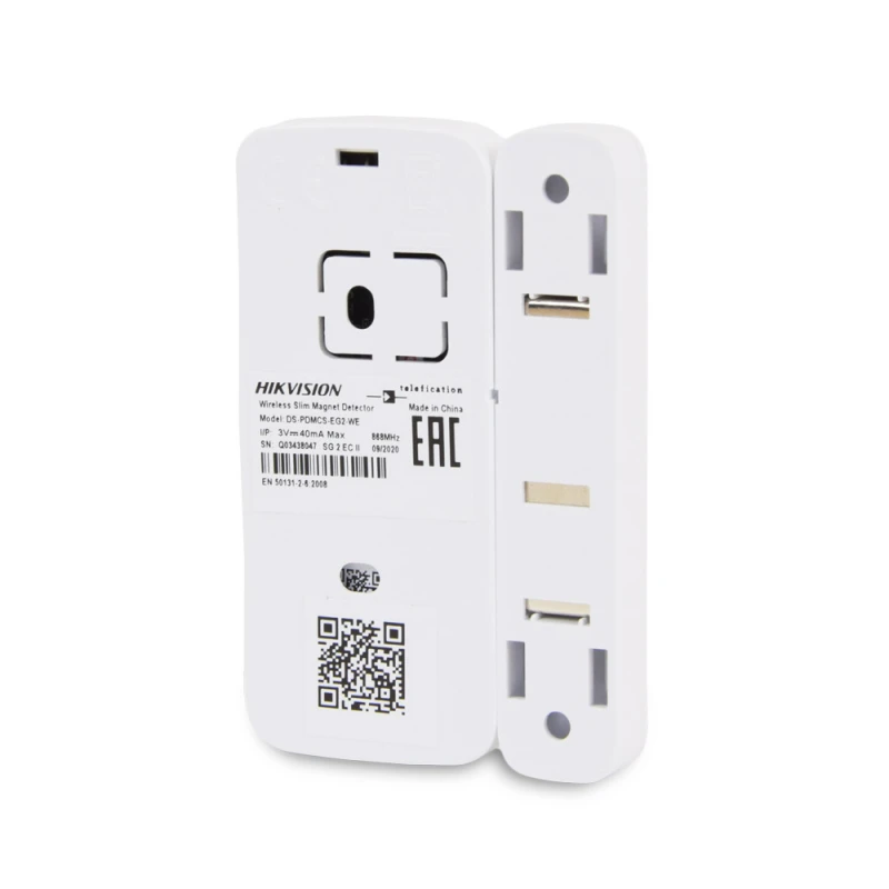 Бездротовий датчик відчинення Hikvision DS-PDMCS-EG2-WE AX PRO