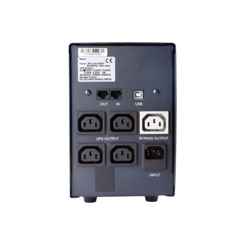 Джерело безперебійного живлення Powercom BNT-1500AP IEC 1500ВА / 900Вт лінійно-інтерактивне