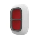 Бездротова екстрена кнопка Ajax DoubleButton (8EU) ASP white з захистом від випадкових натискань