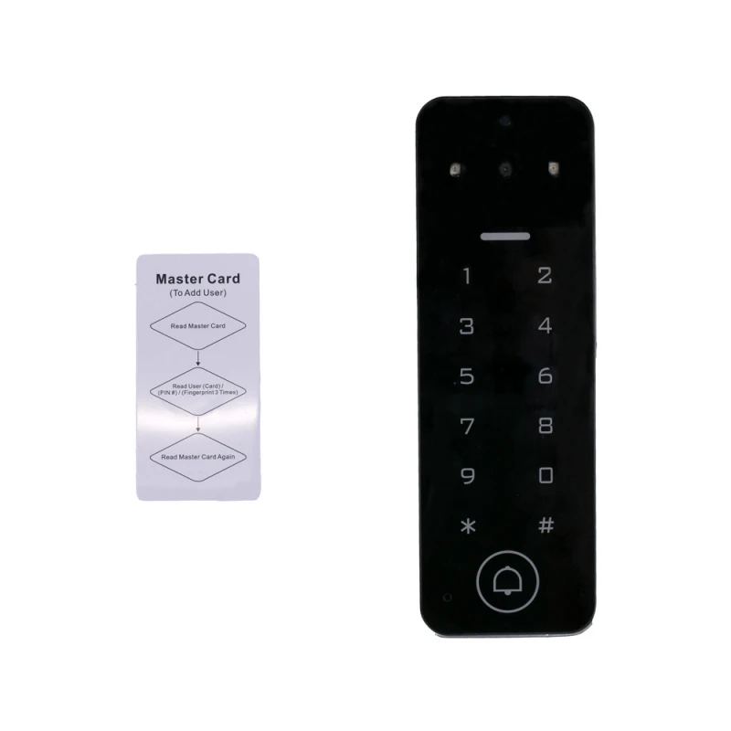 Кодова клавіатура ATIS AK-722DW/T Wi-Fi з вбудованим зчитувачем EM-Marine та підтримкою Tuya Smart