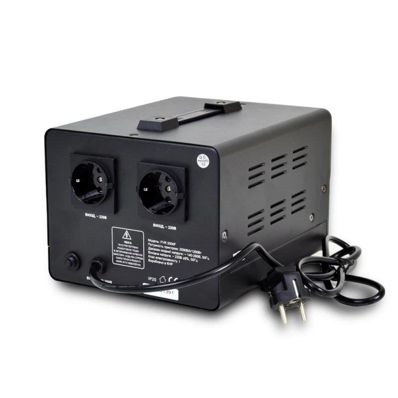 Стабiлізатор напруги Full Energy FVR2000F 2000ВА/1200Вт