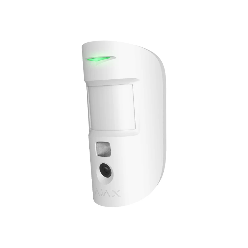 Комплект бездротової сигналізації Ajax StarterKit Cam Plus white + FirePtotect Plus white
