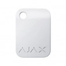 Защищенный бесконтактный брелок Ajax Tag white (комплект 10 шт.) для клавиатуры KeyPad Plus