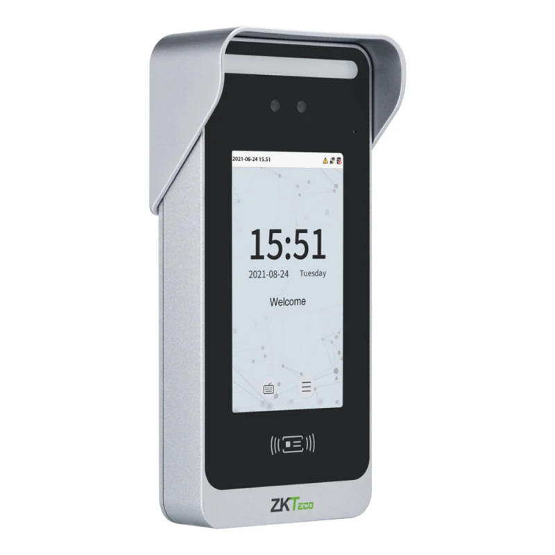 Биометрический терминал распознавания лиц и ладоней со считывателем EM-Marine ZKTeco SpeedFace M4 Wi-Fi влагозащищенный