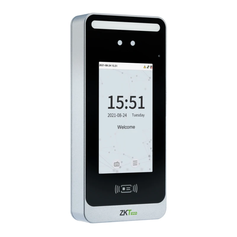 Биометрический терминал распознавания лиц и ладоней со считывателем EM-Marine ZKTeco SpeedFace M4 Wi-Fi влагозащищенный