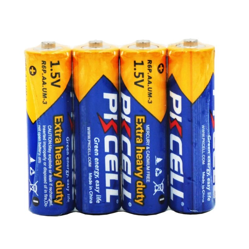 Батарейка PKCELL Extra Heavy Duty AA R6P 1.5V, 4шт./плівка