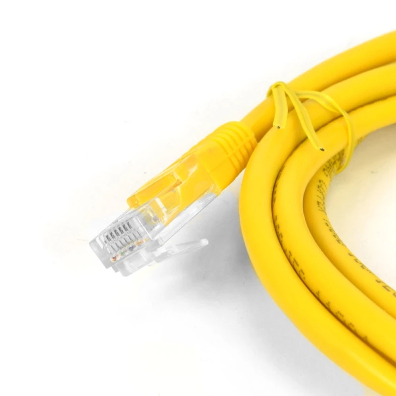 Патч-корд Hypernet PC-UTP-2M-YL 2м литой желтый UTP RJ45 кат. 5Е