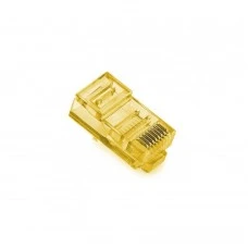 Коннектор ATIS UTP RJ45 8 пиновый желтый (100 шт.)