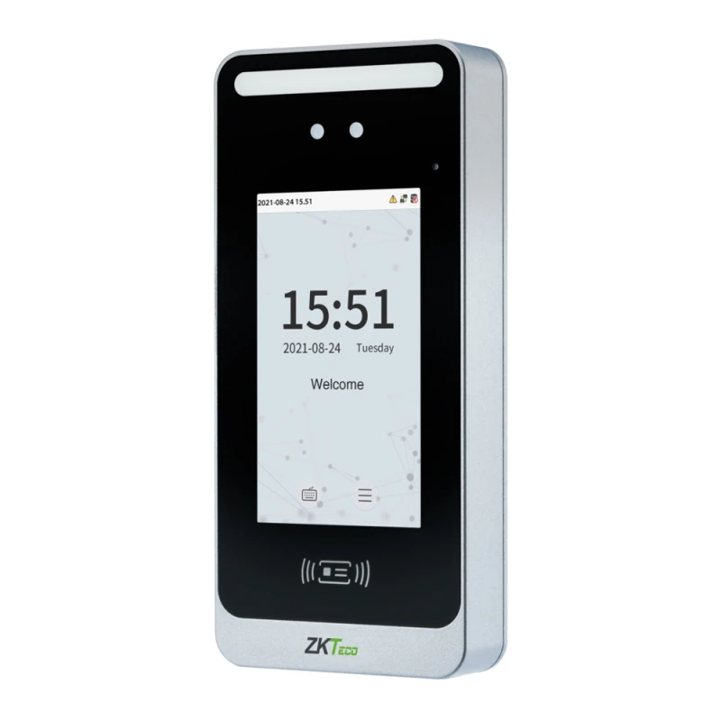 Биометрический терминал распознавания лиц и ладоней со считывателем EM-Marine ZKTeco SpeedFace M4 Wi-Fi влагозащищенный