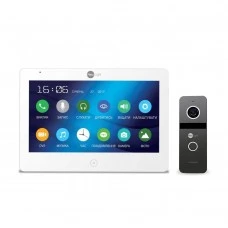 Комплект відеодомофона Neolight MEZZO HD WF / Solo FHD Graphite: відеодомофон 10" з Wi-Fi з детектором руху і 2 Мп відеопанель
