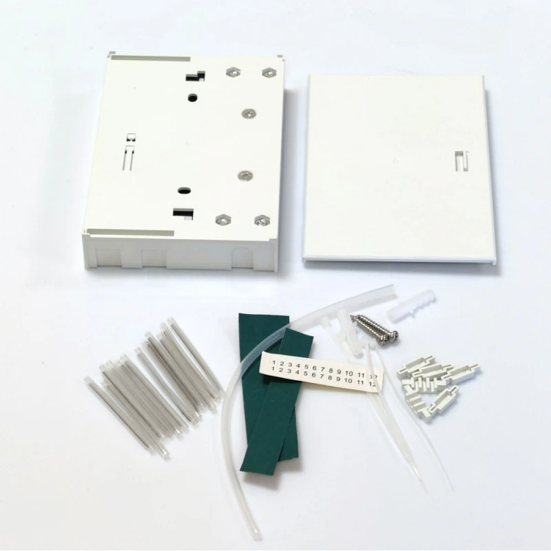 Абонентська розетка/бокс LW FTTH, для 4xSC simplex/ LC duplex прохідна