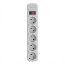 Сетевой фильтр GEMBIRD SPG5-G-15G, 4.5 м кабель, 5 розеток