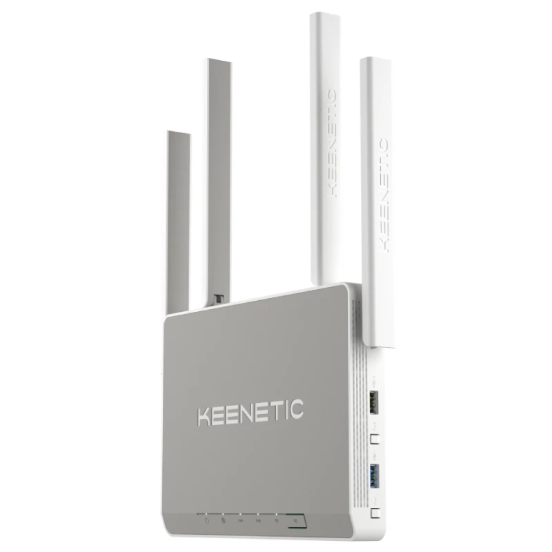 Маршрутизатор Keenetic Hero KN-2310 AX1800 4xRJ-45, 1xCombo RJ-45/SFP, 1 x USB 2.0, 1 x USB 3.0 с Wi-Fi Mesh системой