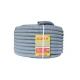Комплект: гофротруба 220 TM Standart D 25 мм (50 м) серая + клипсы для гофры 25 мм (50 шт/уп) серая