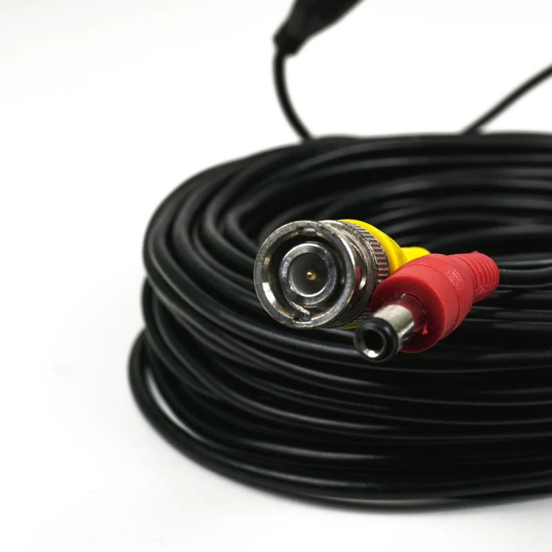Кабель BNC-рower cable D 18 м (BNC+DC/BNC+DC) для передавання відеосигналу та живлення
