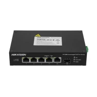 PoE-коммутатор Hikvision DS-3T0306HP-E/HS 4-портовый неуправляемый