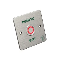 Кнопка выхода пьезоэлектрическая Yli Electronic PBS-820C(LED) с LED-подсветкой