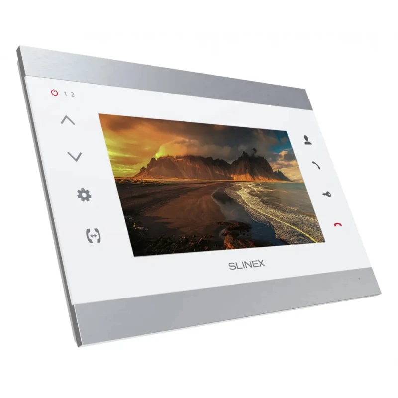 Видеодомофон Slinex SL-07N Cloud (silver+white) с Wi-Fi, детектором движения и записью видео