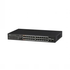 Управляемый 25-портовый PoE коммутатор Dahua PFS3125-24ET-190 с 24 портами PoE