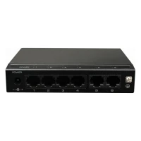 Неуправляемый PoE коммутатор Utepo SF6P-HM с 4 портами PoE