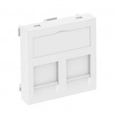 Інформаційна панель OBO Bettermann 45 х 45 мм 2 RJ45 пуста біла