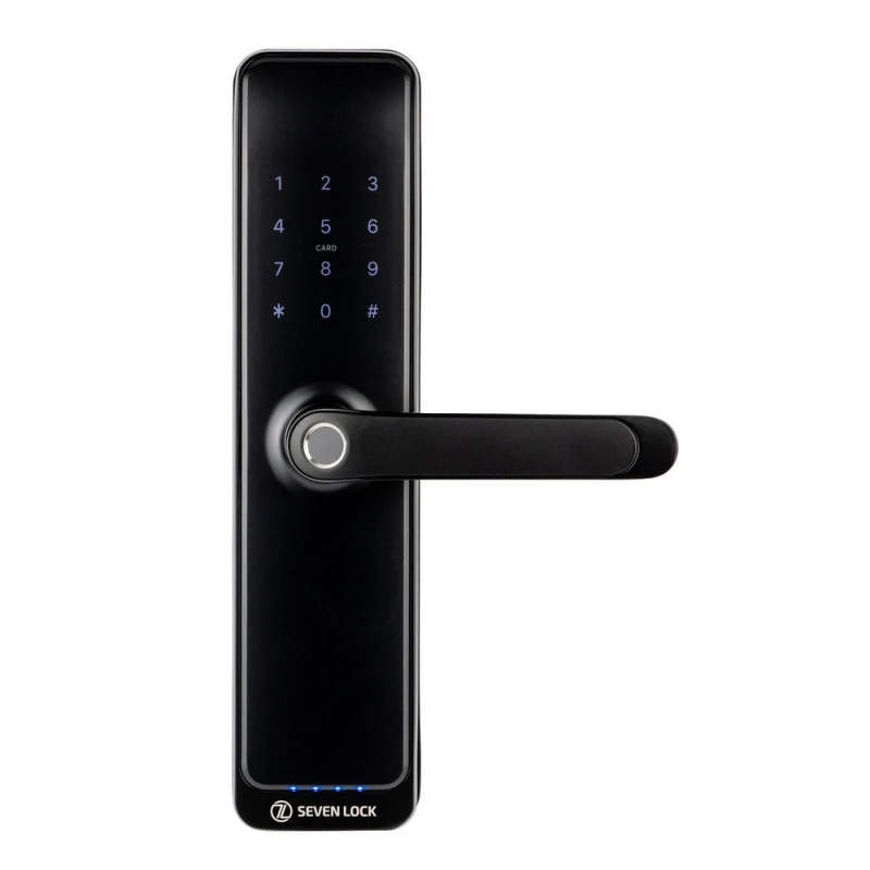 Умный дверной биометрический замок SEVEN LOCK SL-7767BFW (без врезной части)