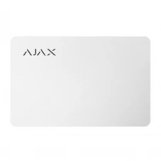 Защищенная бесконтактная карта Ajax Pass white (комплект 3 шт.) для клавиатуры KeyPad Plus